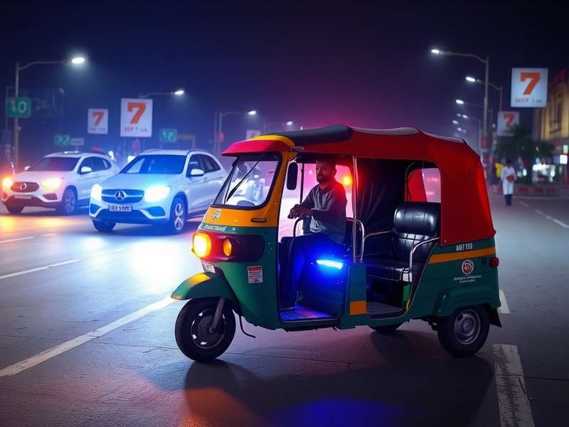Indian Auto Rickshaw Vehicle Auto rickshaw in Warzone Bharat