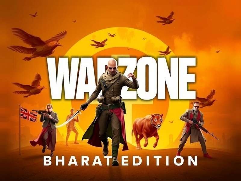 Warzone Bharat Edition Main Visual Warzone Bharat Edition Game Banner